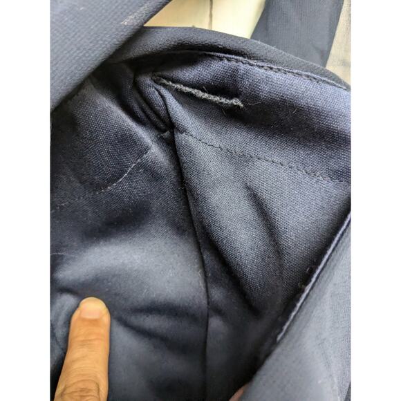 Birdy Grey Women's Size Large Grace Convertible Strap Maxi Dress Navy Blue Slit - Picture 6 of 10